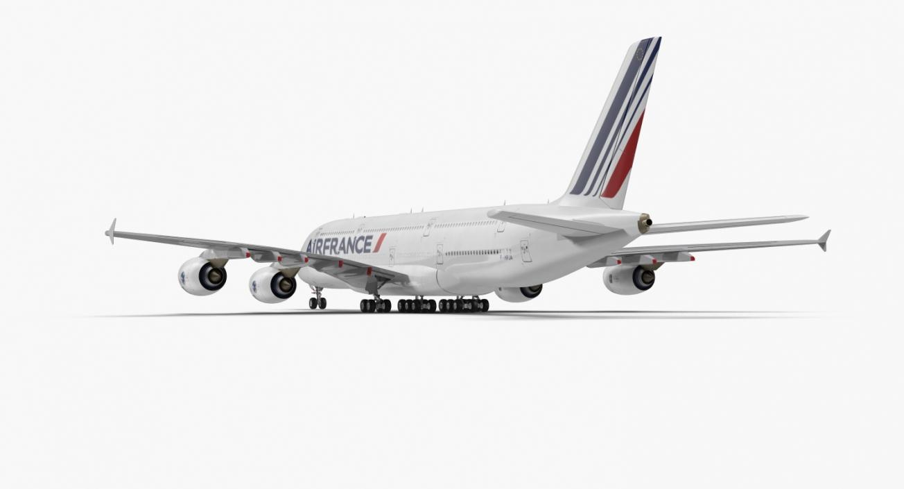 Airbus A380-1000 Air France 3D